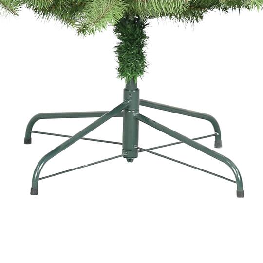9ft. Pre-Lit Slim Flocked Royal Majestic Artificial Spruce Christmas Tree, Clear Lights